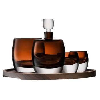 L.S.A. Whisky Club Connoisseur Set & Serving Tray
