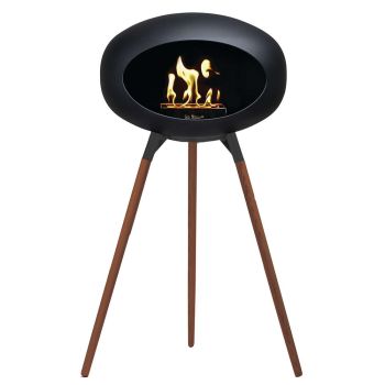Le Feu Bio Fireplace Ground Wood High - Smoked Oak