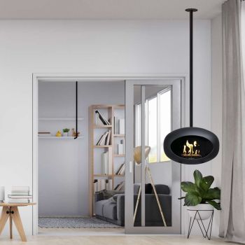 Le Feu Bio Pejs Black Sky 140 - Sort stolpe