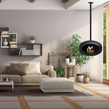 Le Feu Bio Pejs Black Sky 120 - Sort stolpe