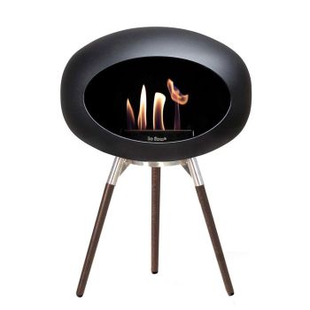 Le Feu Bio Fireplace Ground Wood Low - Smoked Oak