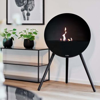 Le Feu Eye Cheminée Bio - Chêne Noir