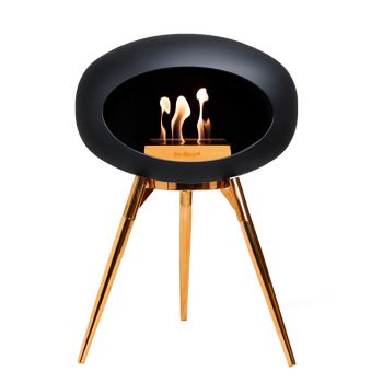 Le Feu Bio Fireplace Ground Low - Rosé Gold