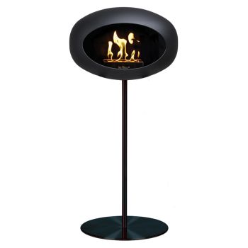 Le Feu Bio Fireplace Ground Steel High - Black