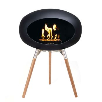 Le Feu Bio Fireplace Ground Wood Low - Soaptreated Oak