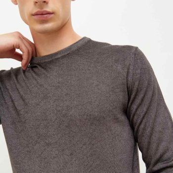 Liu Jo Pullover i uld - Asfaltblå