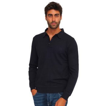 Liu Jo Long Sleeve Polo - Dark Blue