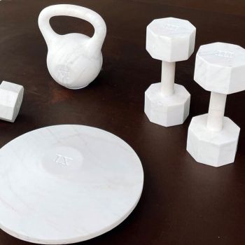 Seletti LVDIS Marble Dumbell Set 3 KG