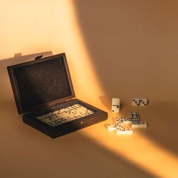 Manopoulos Jeu De Dominos - Noyer Foncé