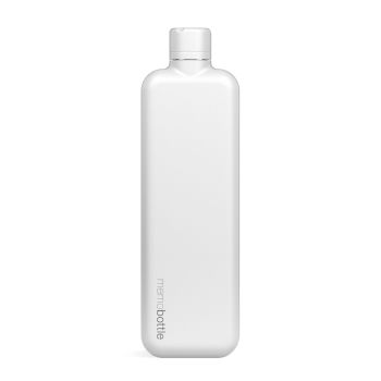 Memobottle Stainless Steel Slim - White