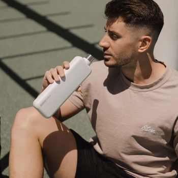 Memobottle Stainless Steel Slim - White