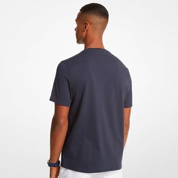 Michael Kors Empire Logo T-Shirt - Marine