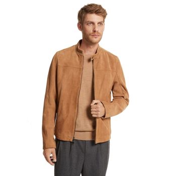 Michael Kors Veste En Daim - Camel