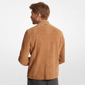Michael Kors Veste En Daim - Camel