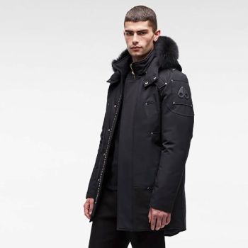 Moose Knuckles Original Stirling Parka Fur - Sort