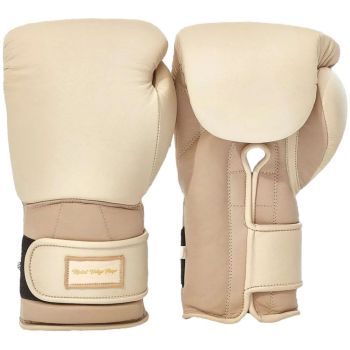Modest Vintage Player Elite Leather Boxing Gloves - Cream