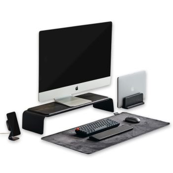 Le NOOE Ensemble Complet Pour Configuration De Bureau - Chêne Noir