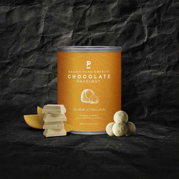 P-Stash Noisettes Chocolat Blanc & Mangue Fruit De La Passion - 70 gr