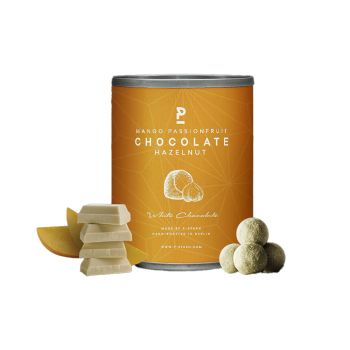 P-Stash Hazelnuts White Chocolate Mango Passionfruit - 70 gr