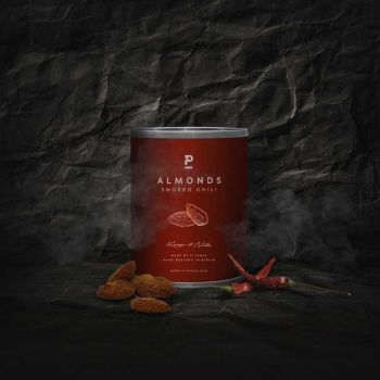 P-Stash Mandler røget chili - 60 gr 