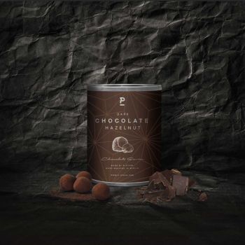 P-Stash Mørk chokolade med hasselnøddekaramel og kakao - 60 g