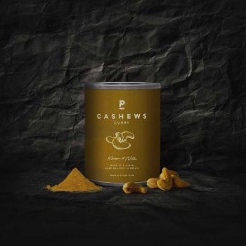 P-Stash Cashewnødder i karry - 60 gr