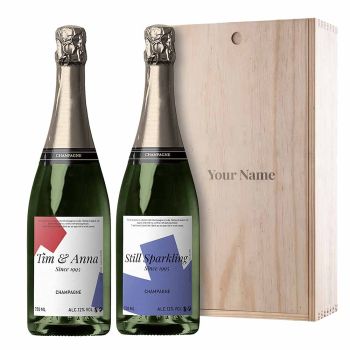 Coffret Duo Champagne Personnalisé