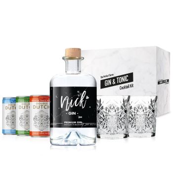 Gepersonaliseerde Gin Tonic Set with Double Dutch