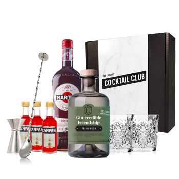 Set De Cocktails Negroni Personnalisé