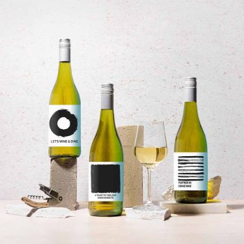 Personalised White Wine Duo
