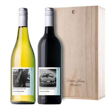 Boîte à Vin Personnalisée Pour La Saint-Valentin