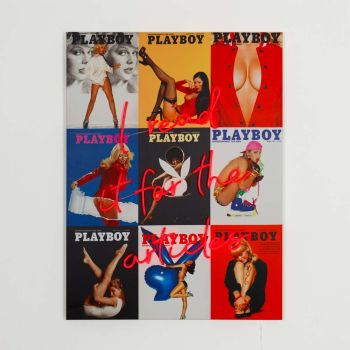 Locomocean x Playboy Cover Collage Vægkunst