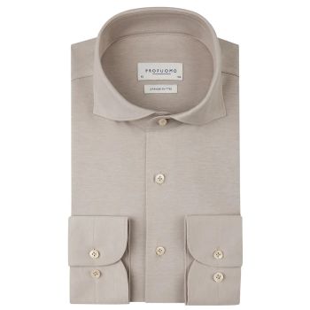 Profuomo Chemise En Tricot Japonais - Beige