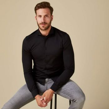 Profuomo Chemise En Tricot Japonais - Noir