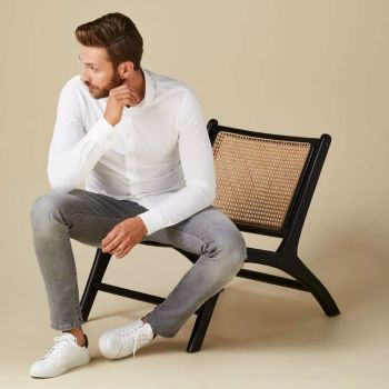 Profuomo Chemise En Tricot Japonais - Blanc