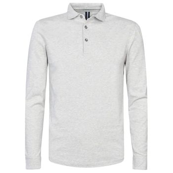 Profuomo Polo À Manches Longues - Gris