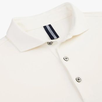 Profuomo Polo À Manches Longues - Blanc Cassé