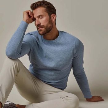 Profuomo Pullover - Bleu Clair