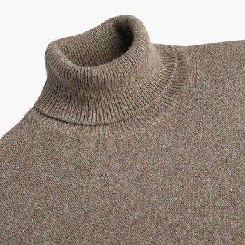 Profuomo Col Roulé En Laine - Marron