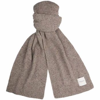 Profuomo Écharpe En Laine Donegal Tricotée - Gris