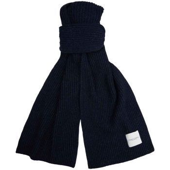 Profuomo Écharpe En Laine Donegal Tricotée - Marine