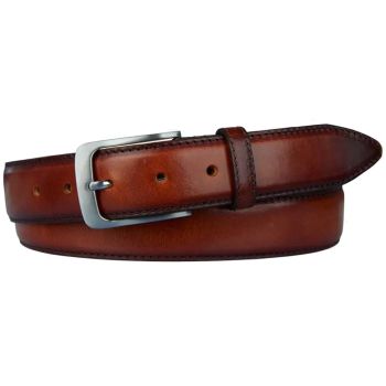 Profuomo Ceinture Polie Latérale - Cognac