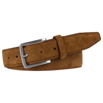 Profuomo Ceinture En Daim - Camel