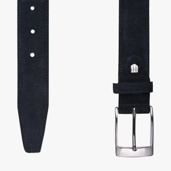 Profuomo Ceinture En Daim - Marine