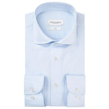 Profuomo Chemise De Voyage - Bleu Clair