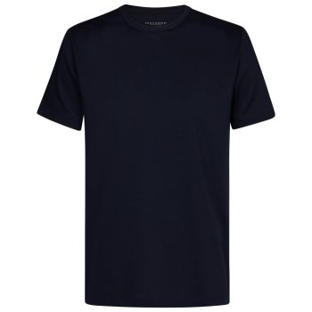 Profuomo T-Shirt En Tricot Japonais - Marine