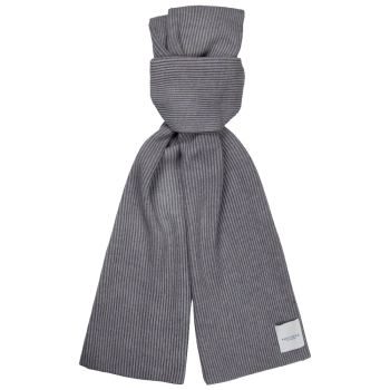 Profuomo Écharpe En Laine Tricotée - Gris