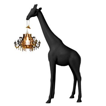 Qeeboo Giraffe In Love XS Indoor Lamp - Black