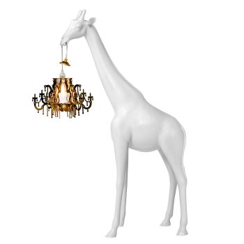 Qeeboo Giraffe In Love XS Indoor Lamp - White