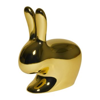 Qeeboo Rabbit Chair Metal Finish - Medium